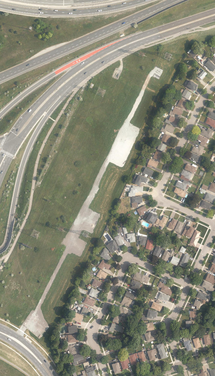 Etobicoke Hydro Green Space — site photograph