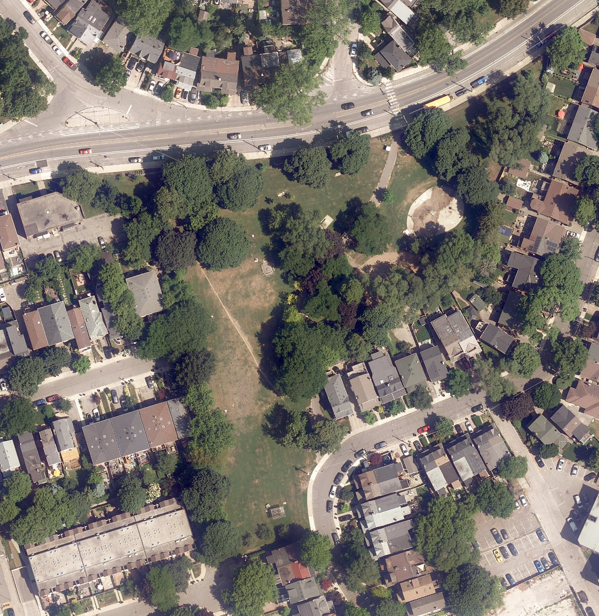 Orchard Park — aerial / top-down view
