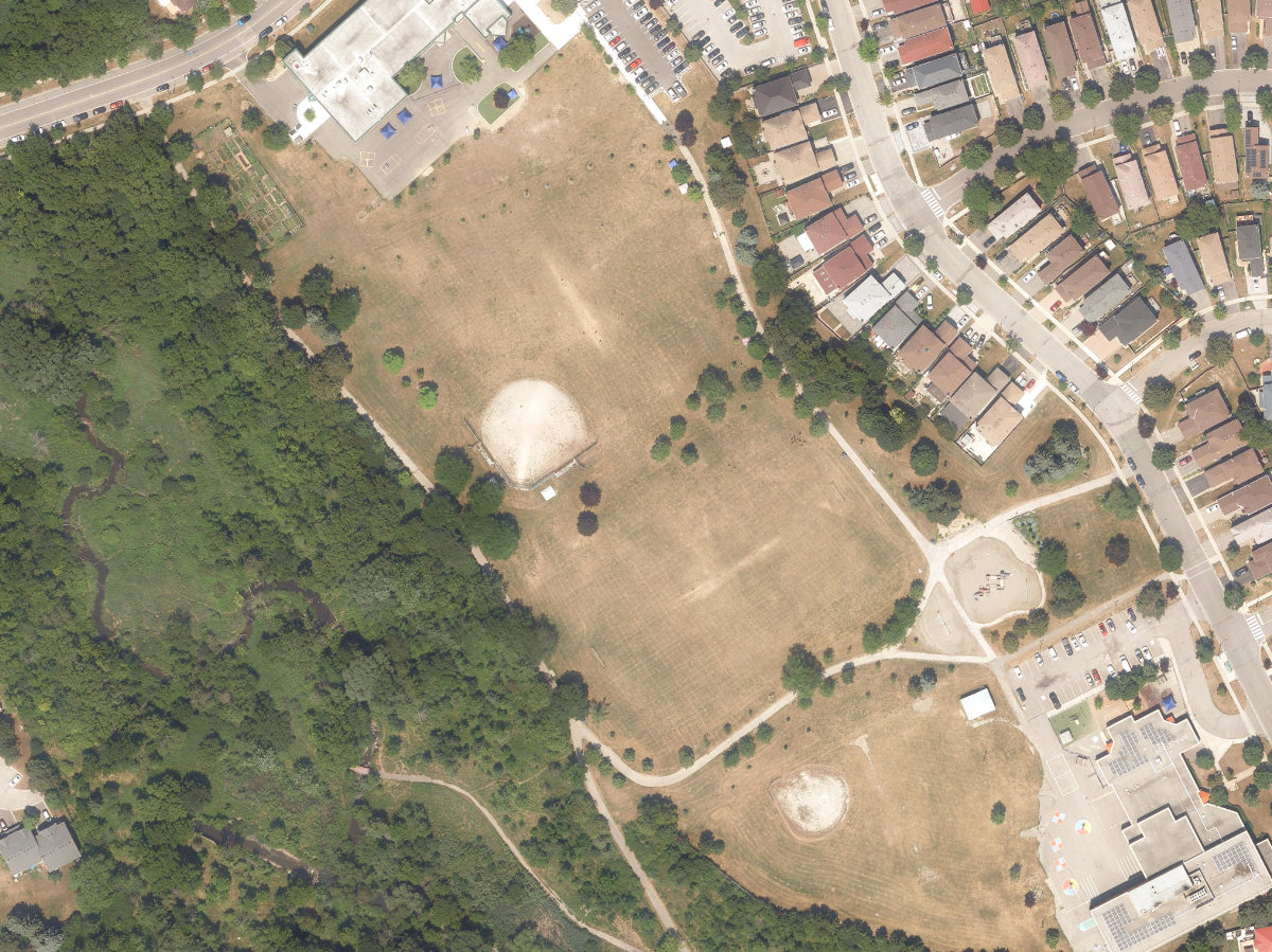 Littles Park — aerial / top-down view