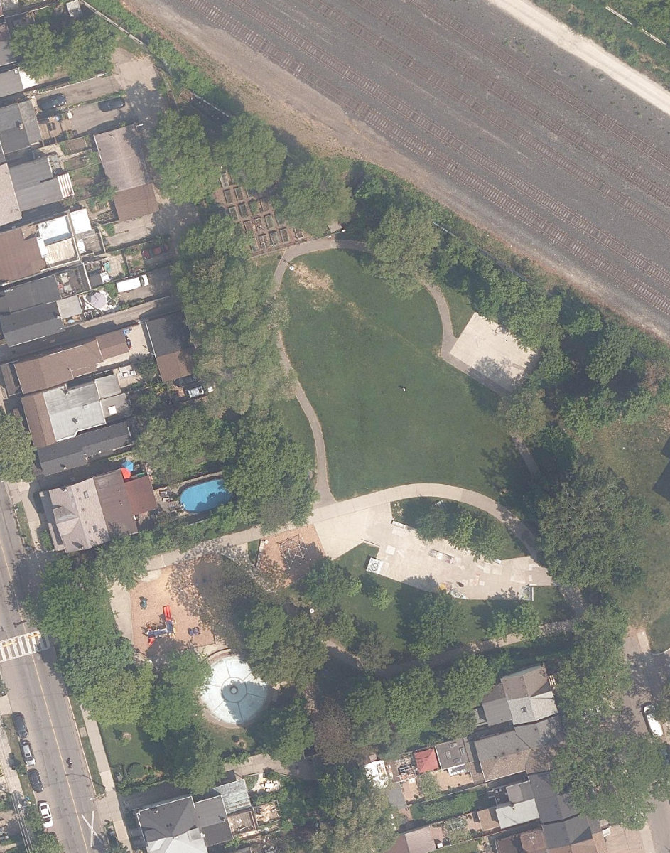 West Lodge Park — site photograph