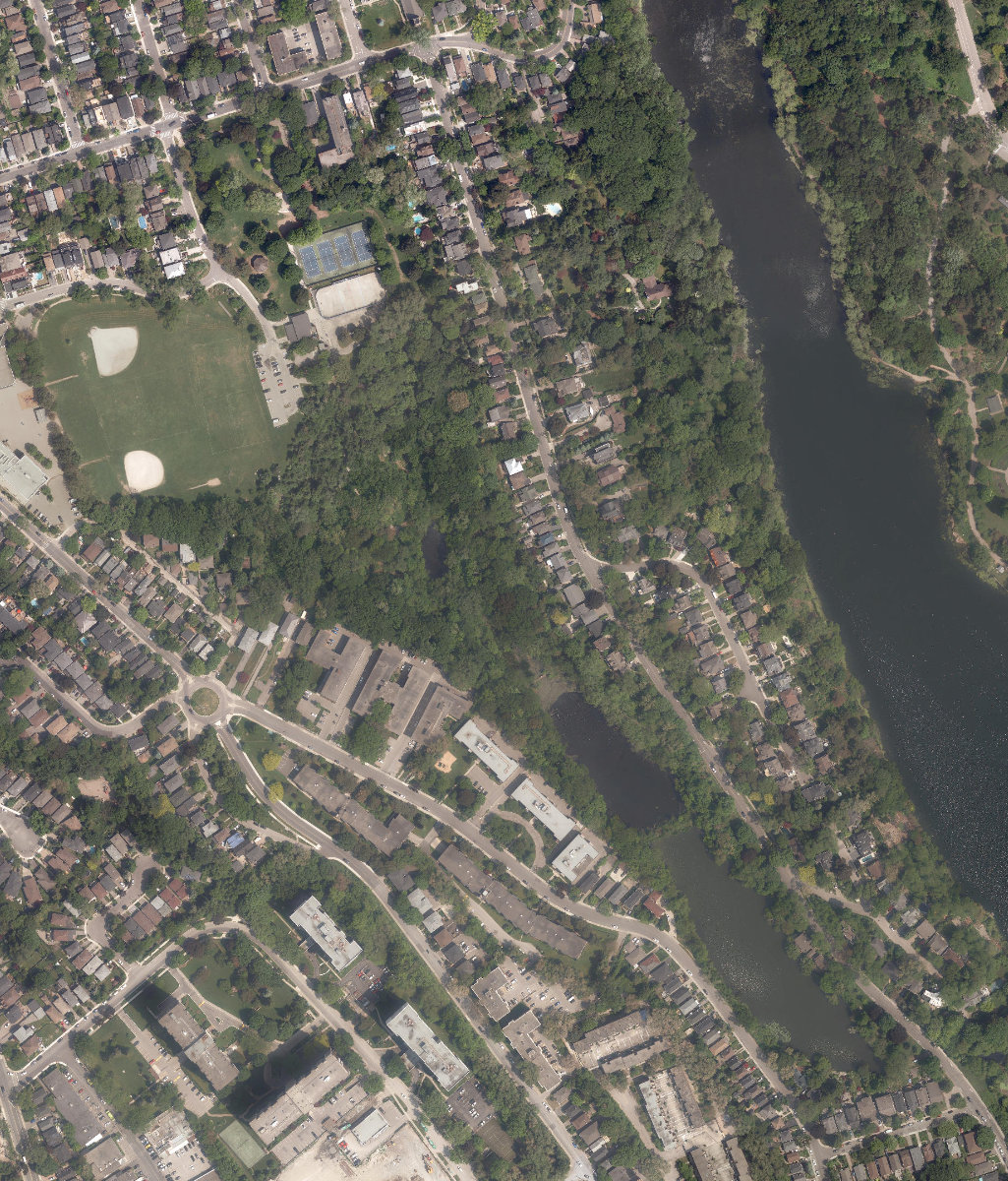Rennie Park — aerial / top-down view