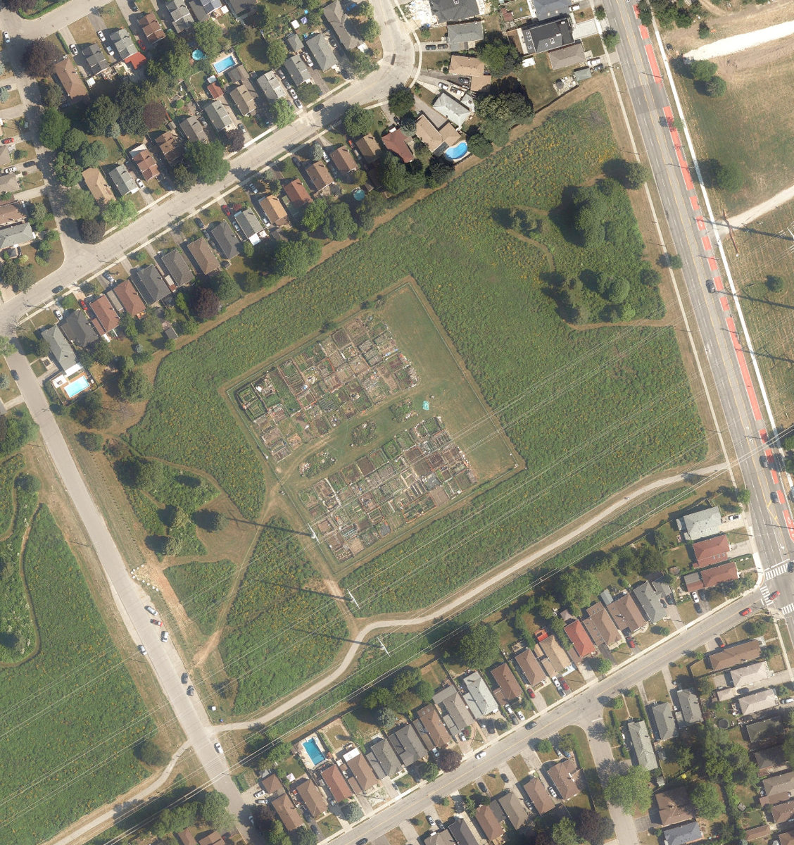Givendale Garden Plots — site photograph