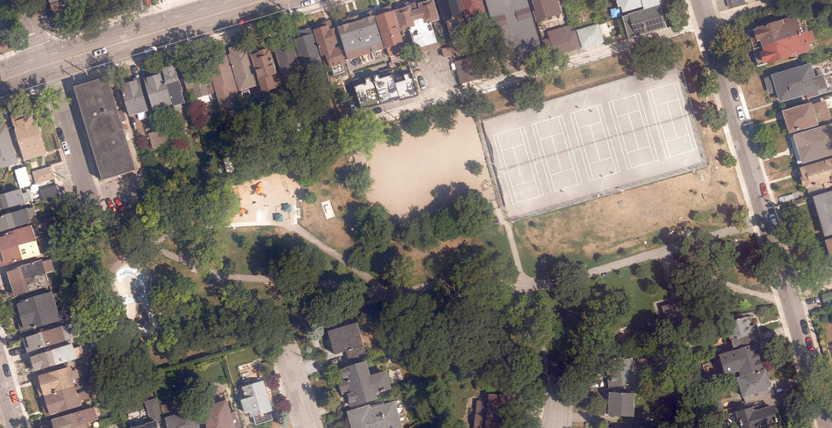Norwood Park — aerial / top-down view