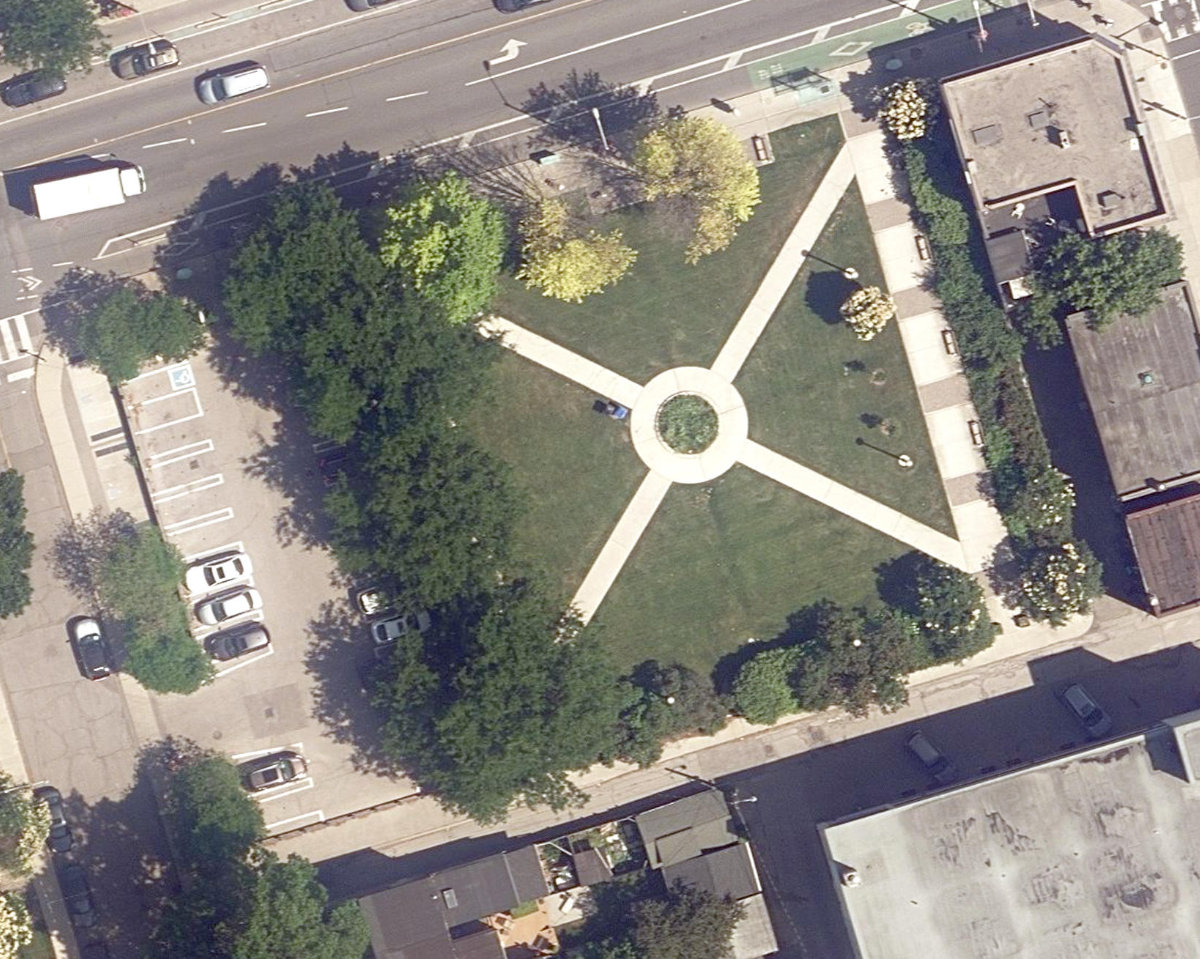 Robertson Parkette — aerial / top-down view