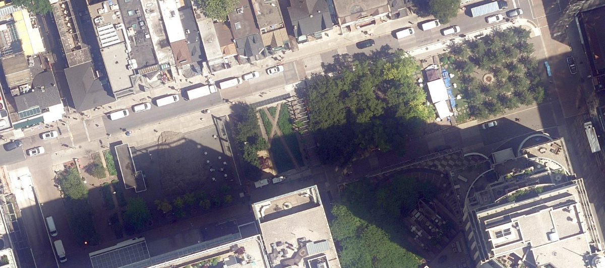 Village Of Yorkville Park — aerial / top-down view