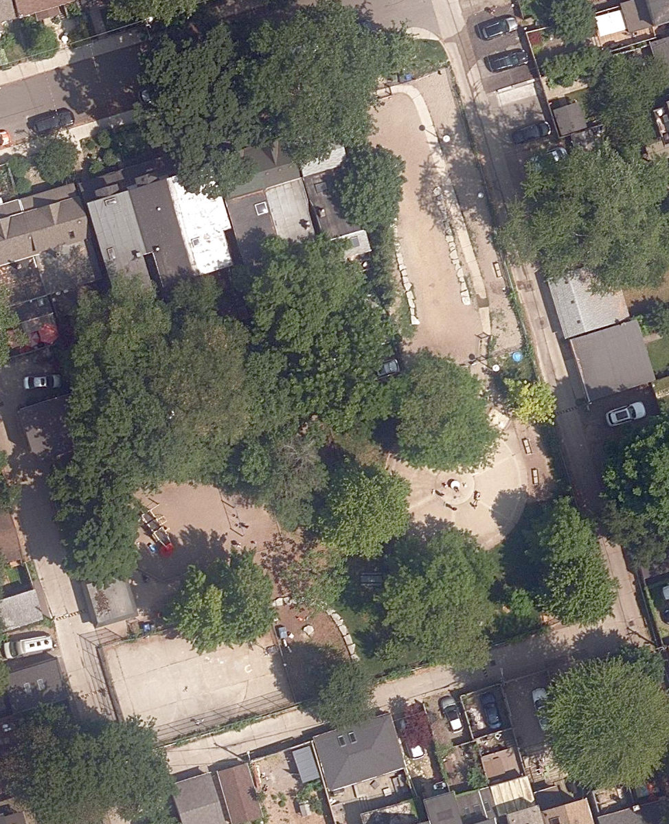 Hideaway Park — aerial / top-down view
