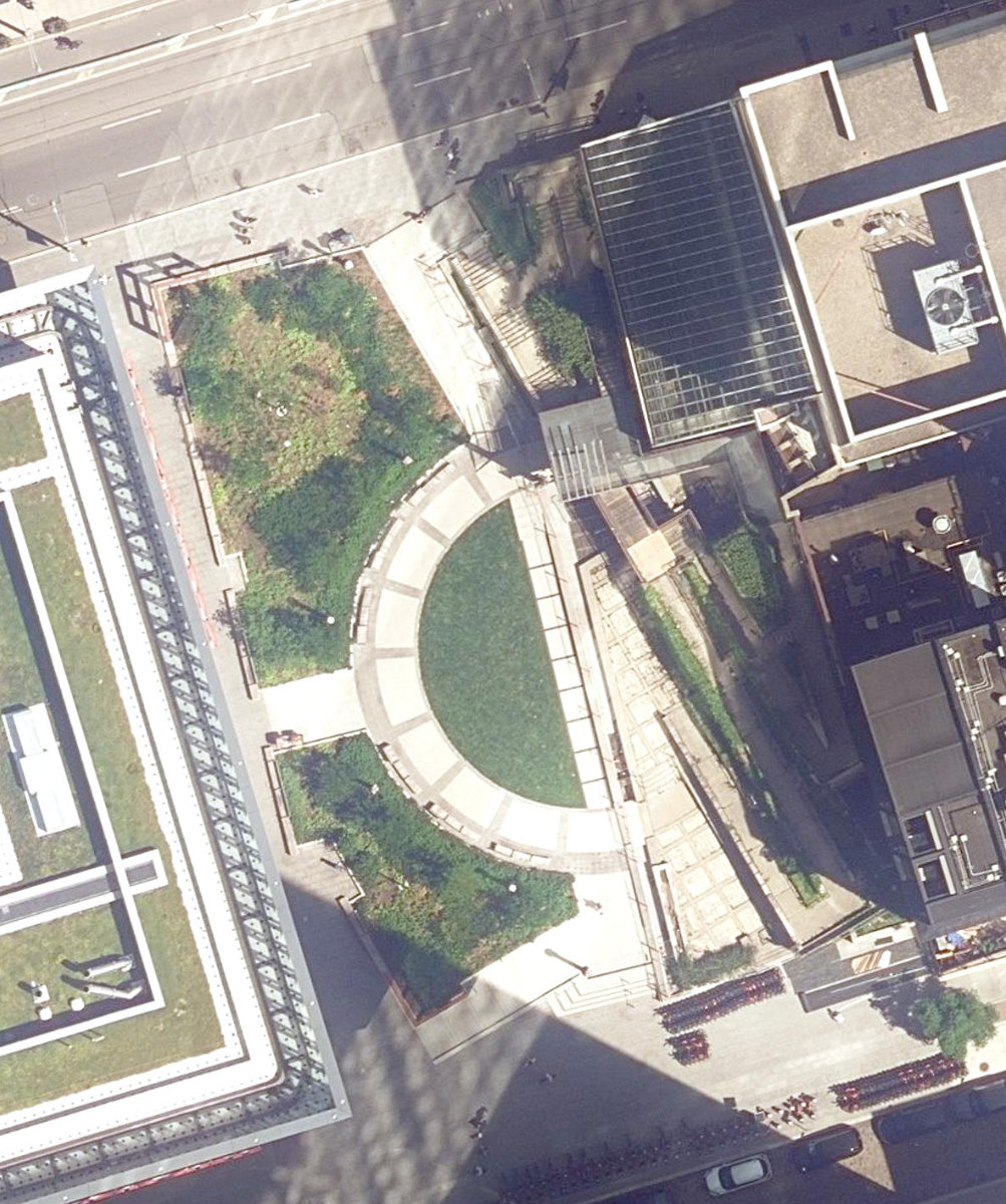 Cloud Gardens — aerial / top-down view