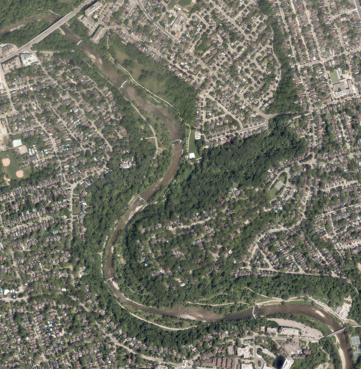 Home Smith Park — aerial / top-down view