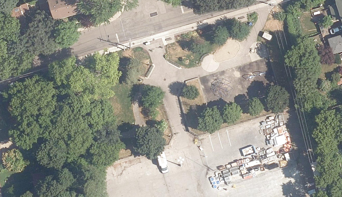 Roseneath Park — aerial / top-down view