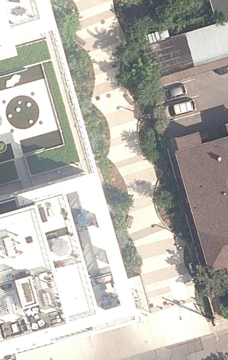 Hillsdale Avenue Parkette, site photograph