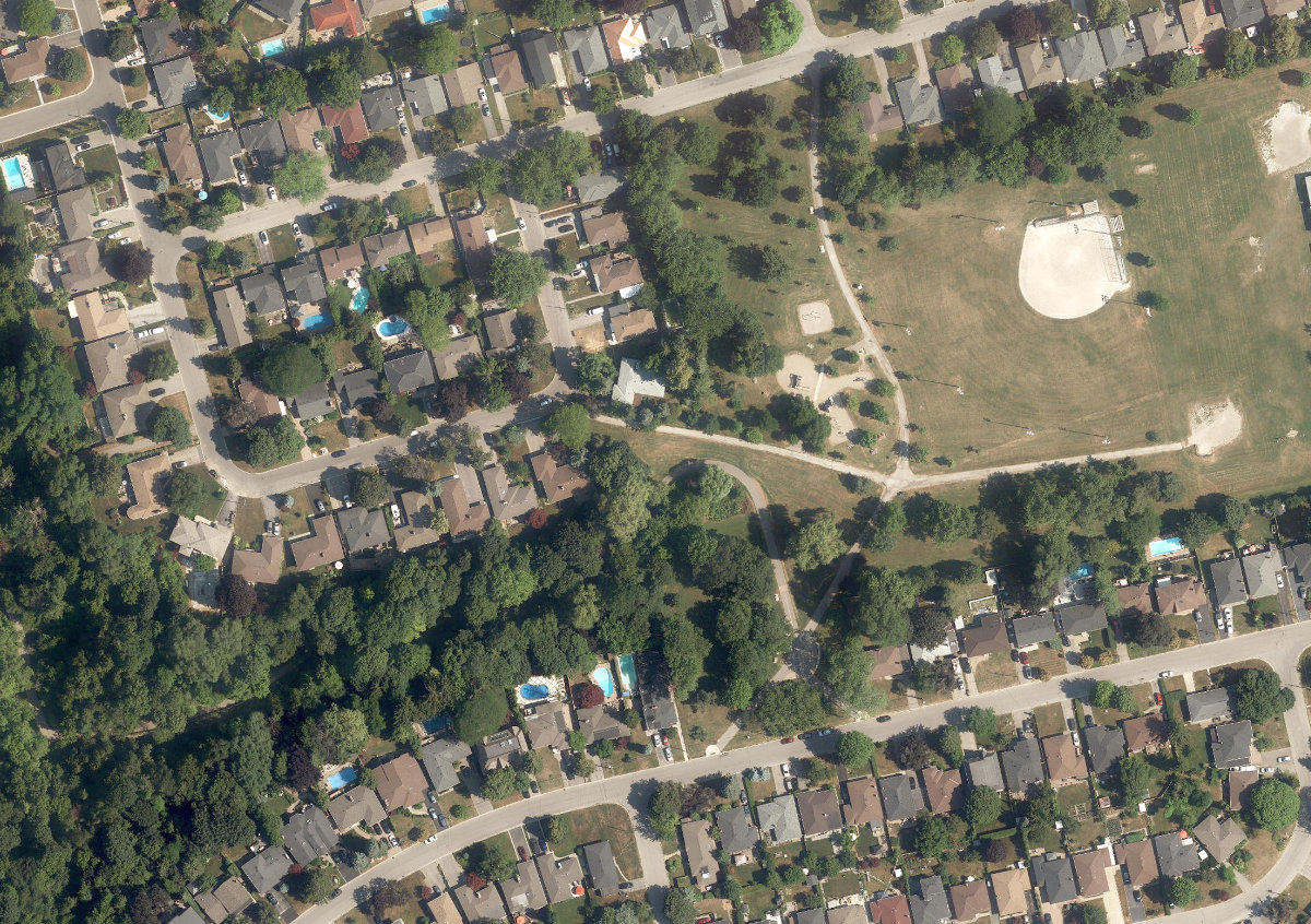 Wigmore Park — aerial / top-down view