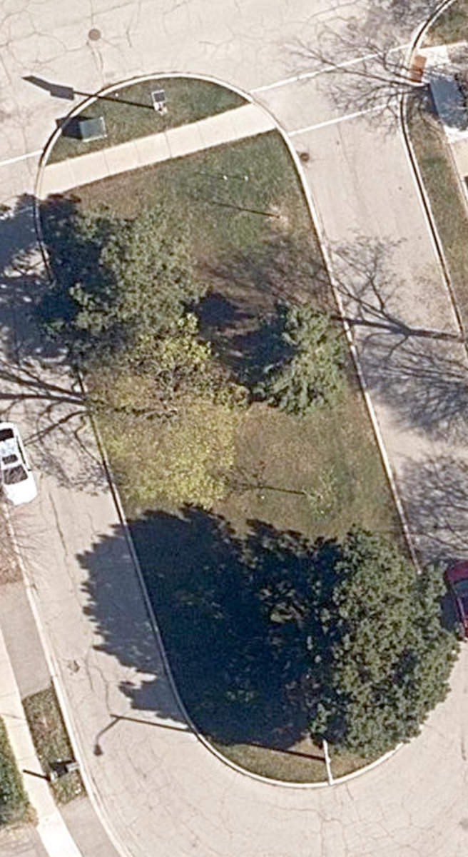 Four Leaf Drive Centre Island — site photograph