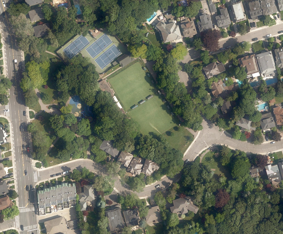 Lytton Park — aerial / top-down view