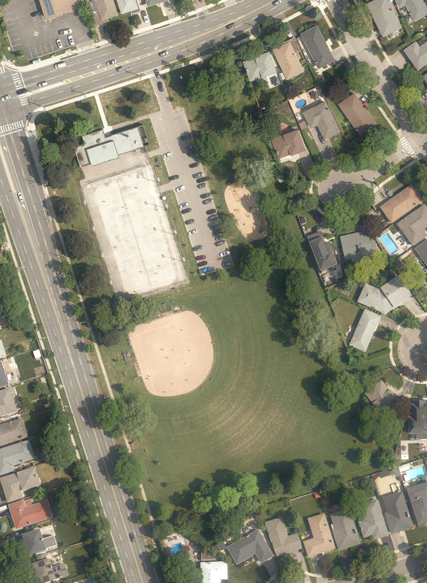 Westway Park — aerial / top-down view