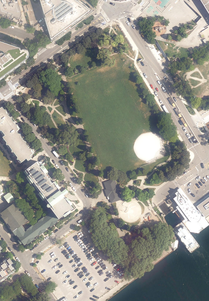 Little Norway Park — aerial / top-down view