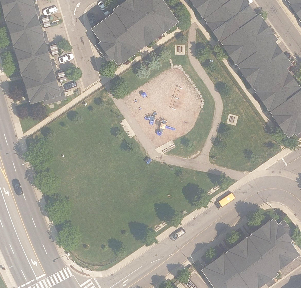 Upper Junction Park — aerial / top-down view