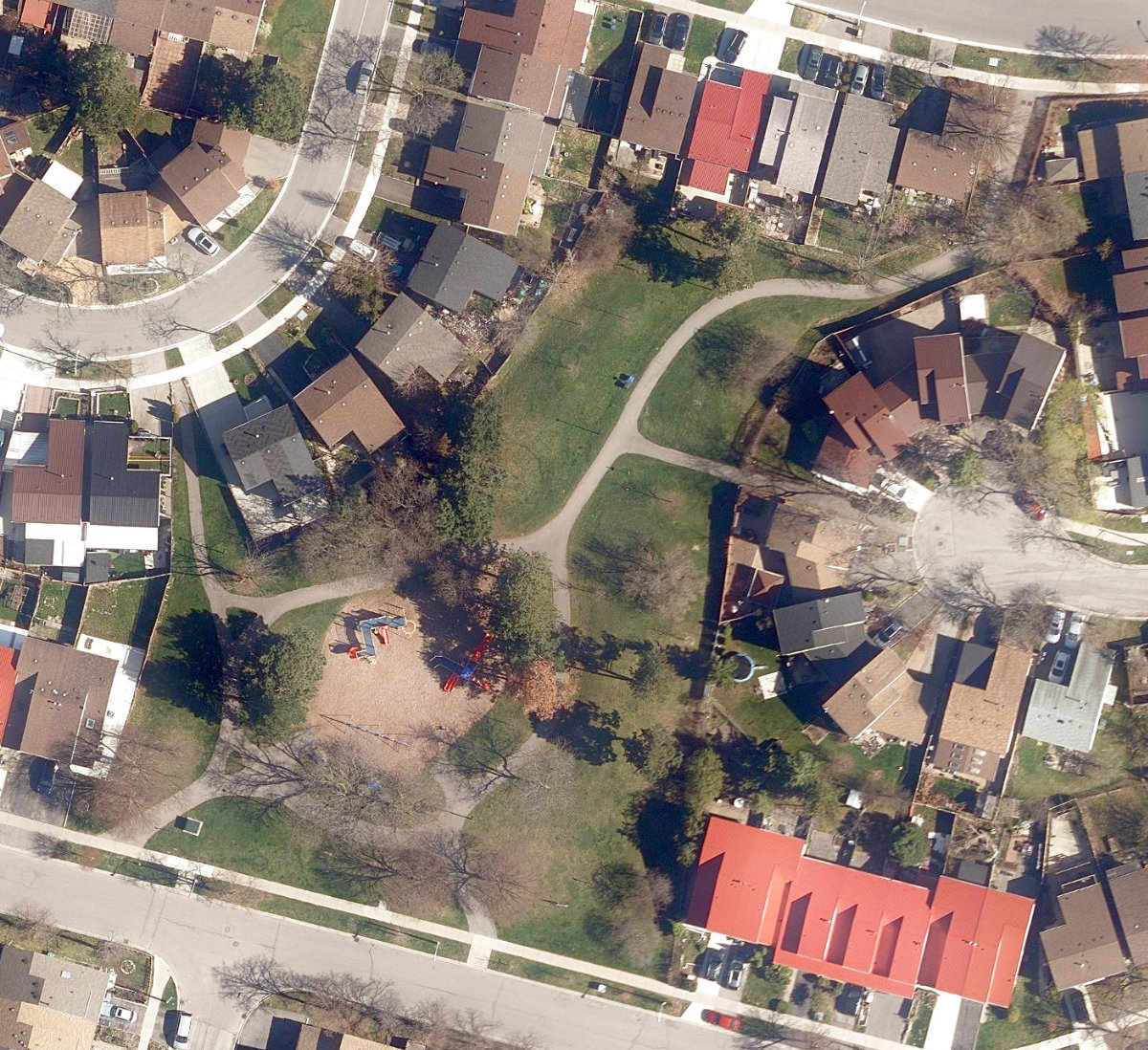 Haimer Park — aerial / top-down view