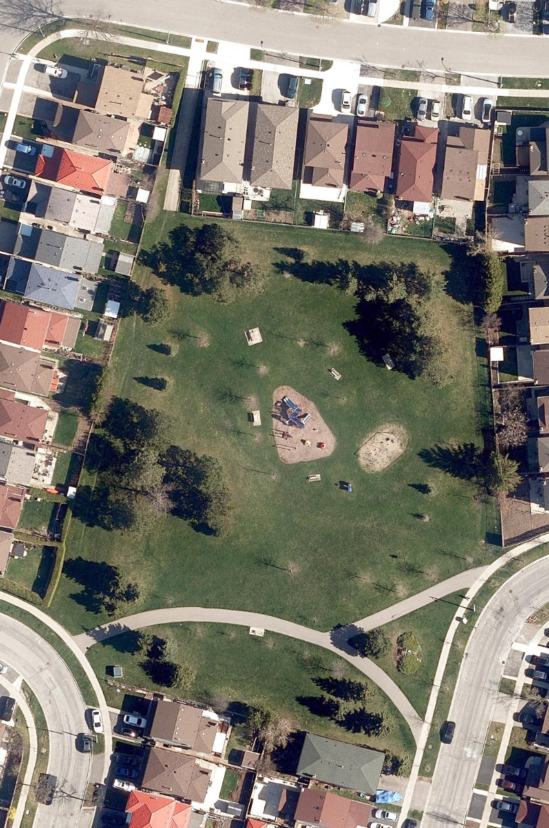 Kay Park — aerial / top-down view