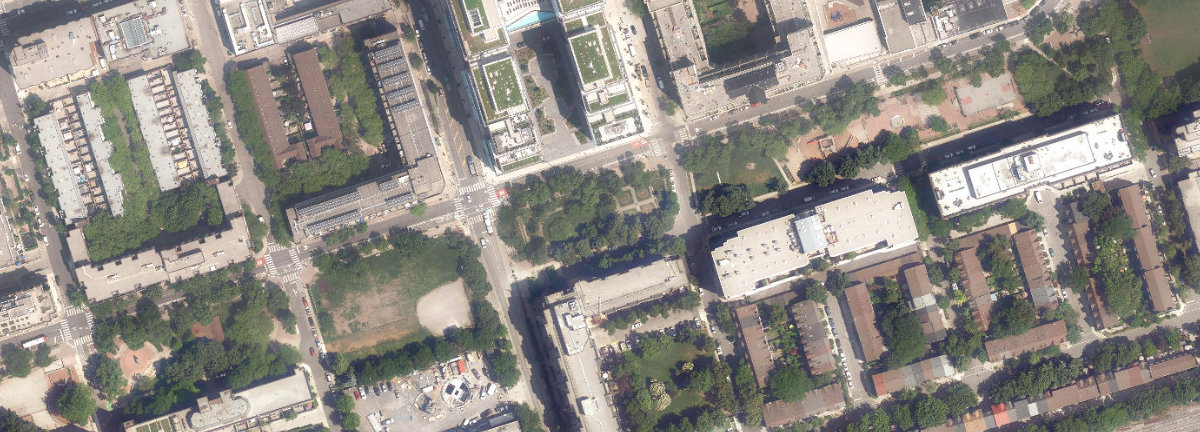 David Crombie Park — aerial / top-down view