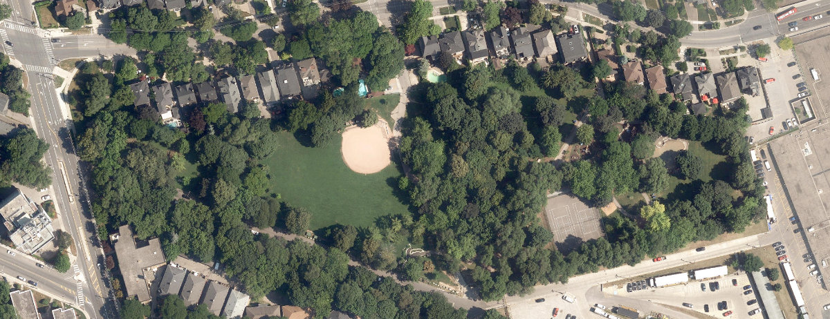 Oriole Park - Toronto — aerial / top-down view