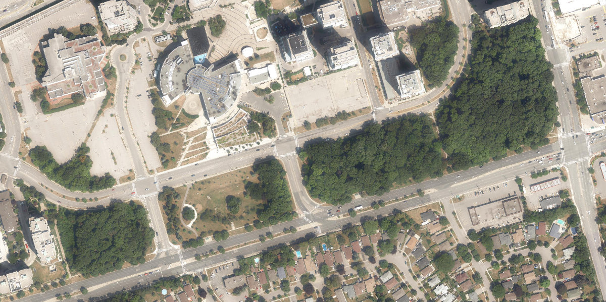 Frank Faubert Wood Lot — aerial / top-down view