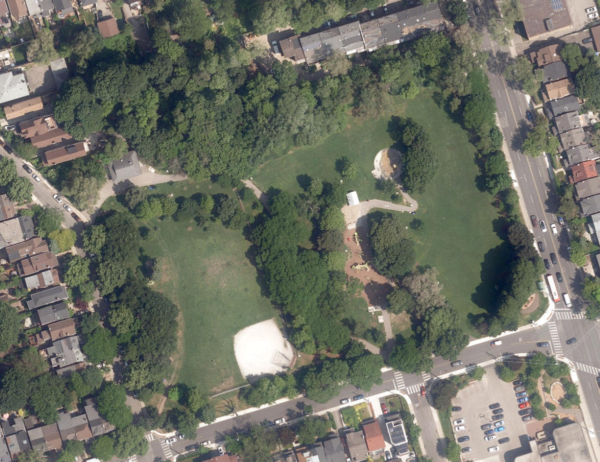 Lithuania Park — aerial / top-down view