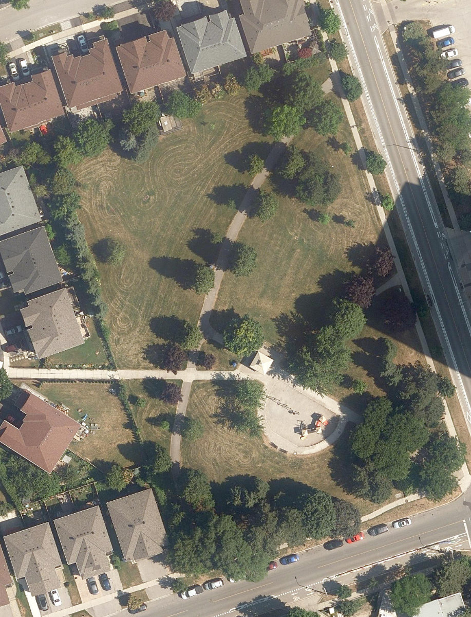 Ferrand Drive Park — aerial / top-down view