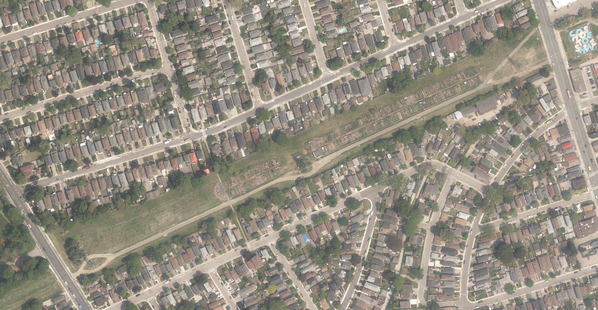 Marie Baldwin Park — aerial / top-down view