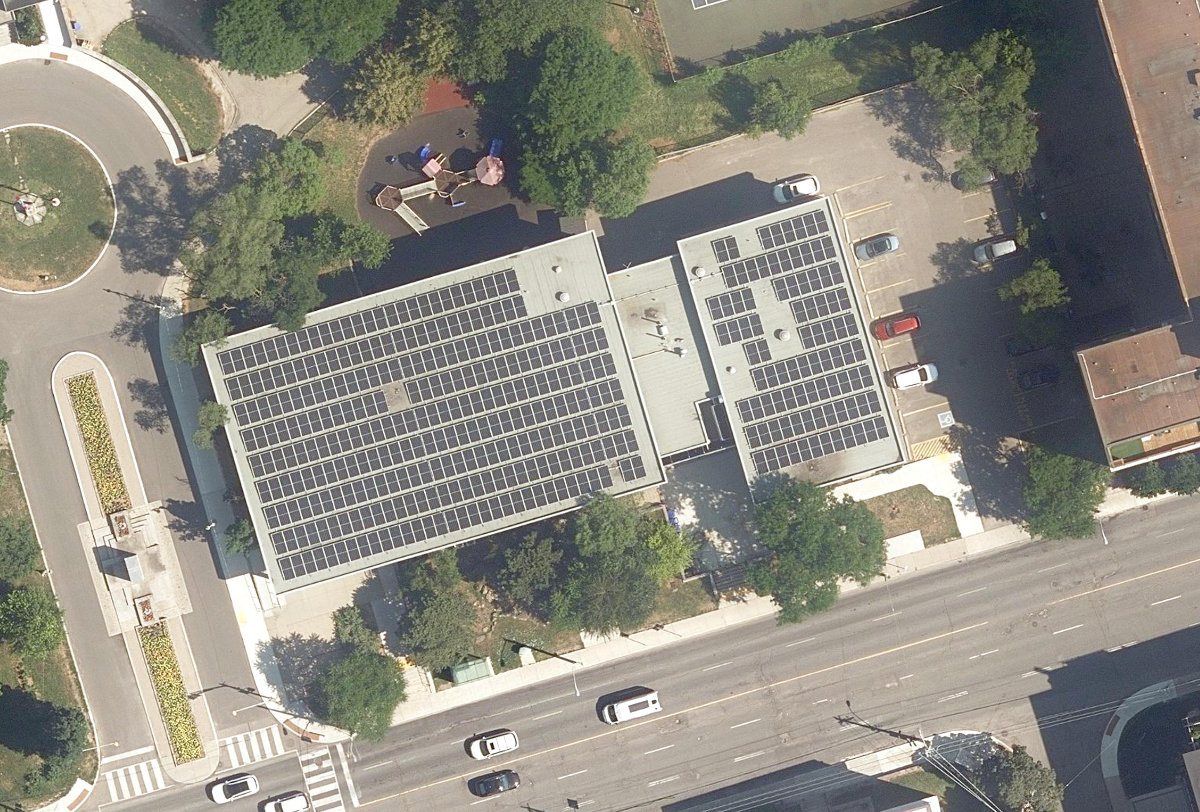 FOREST HILL PUBLIC LIBRARY - Building Grounds — site photograph