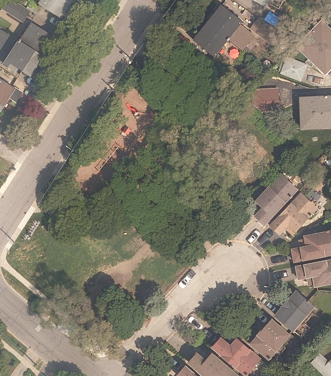 Florence Gell Park — aerial / top-down view