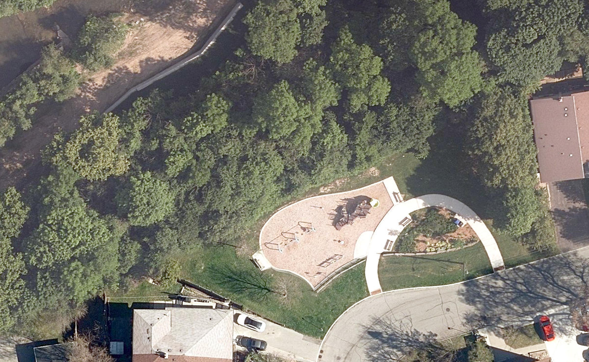 Garthdale Parkette, site photograph