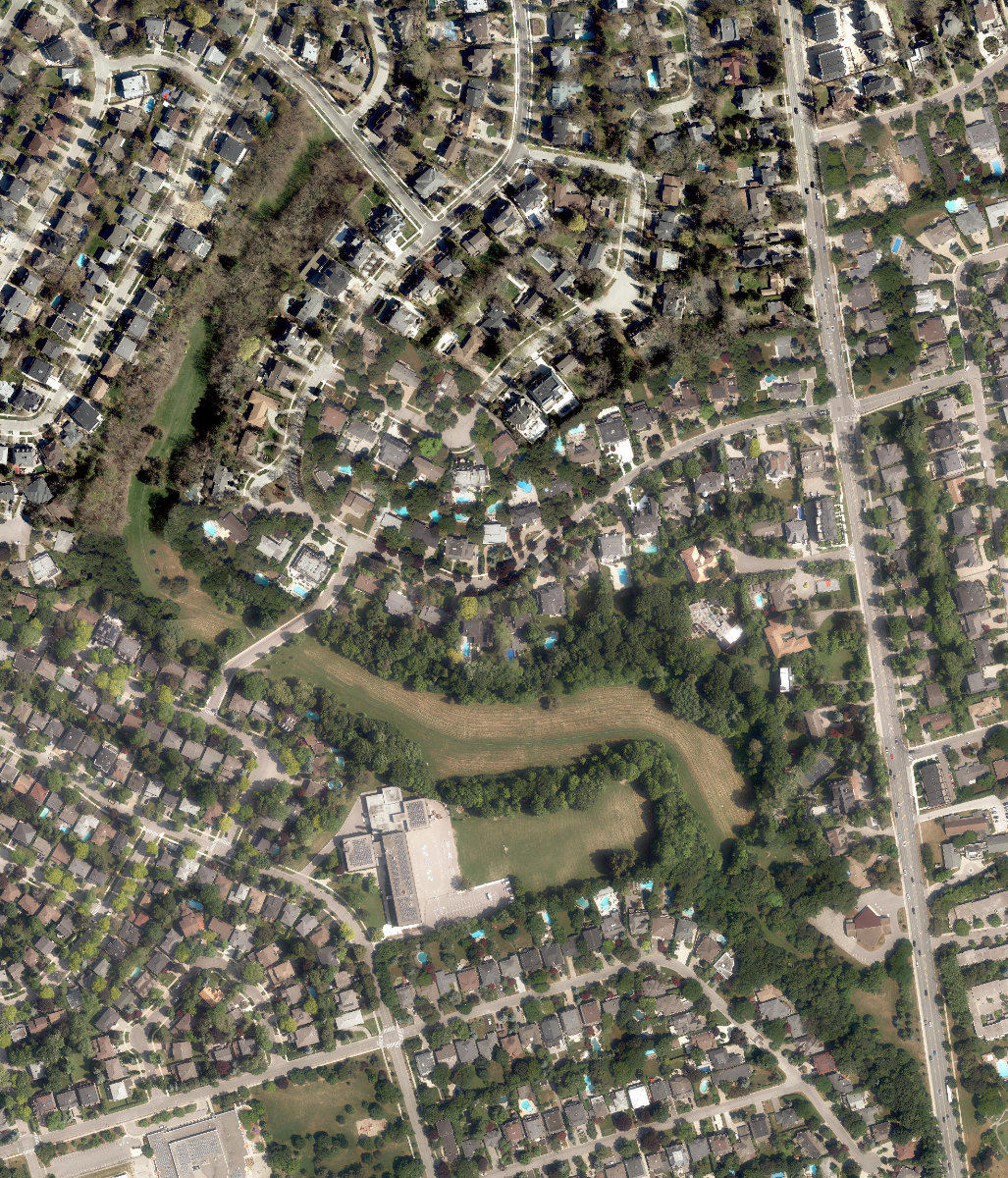St. Andrews Park - North York — aerial / top-down view