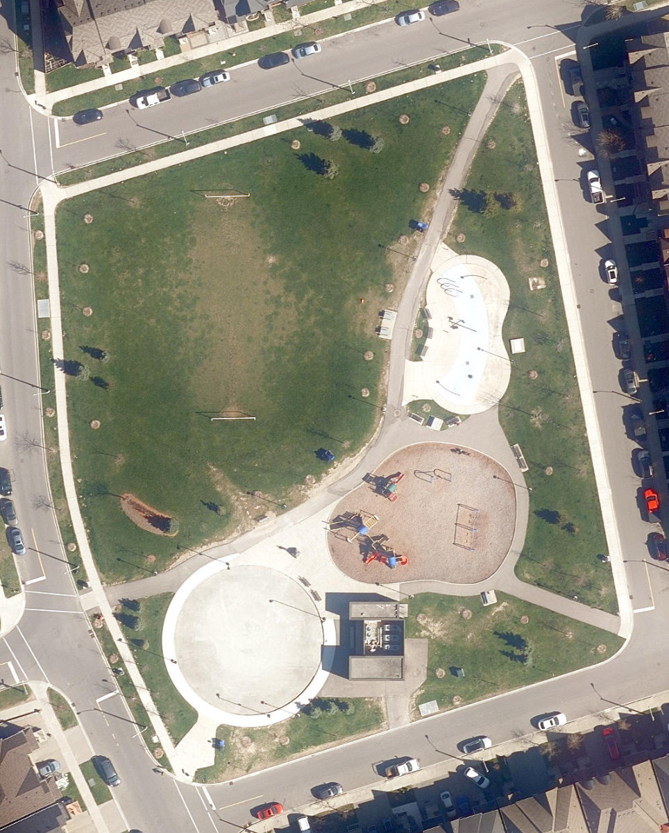 Joseph Bannon Park — aerial / top-down view