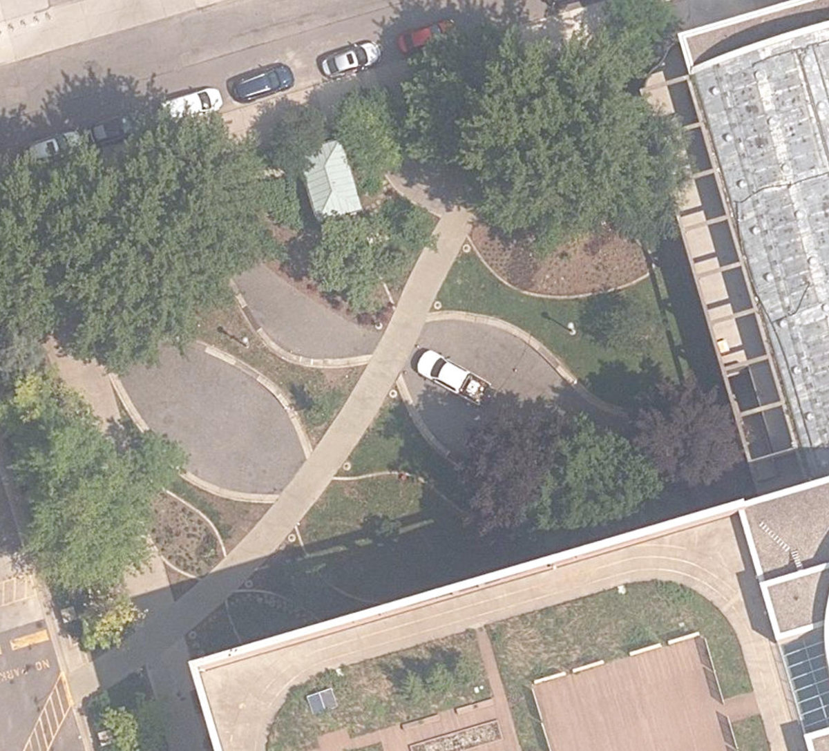 Opera Place — aerial / top-down view