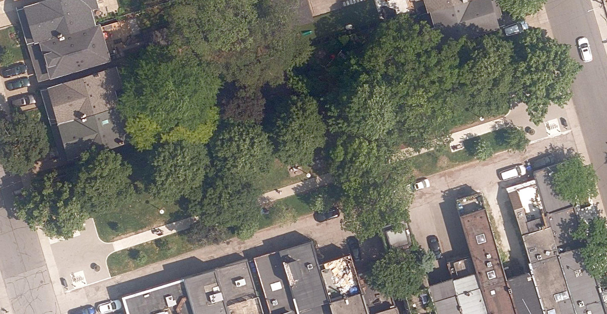 George Chater Parkette — site photograph