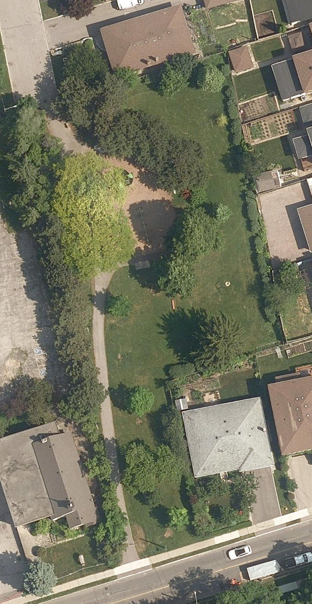 Ricardo Parkette — aerial / top-down view