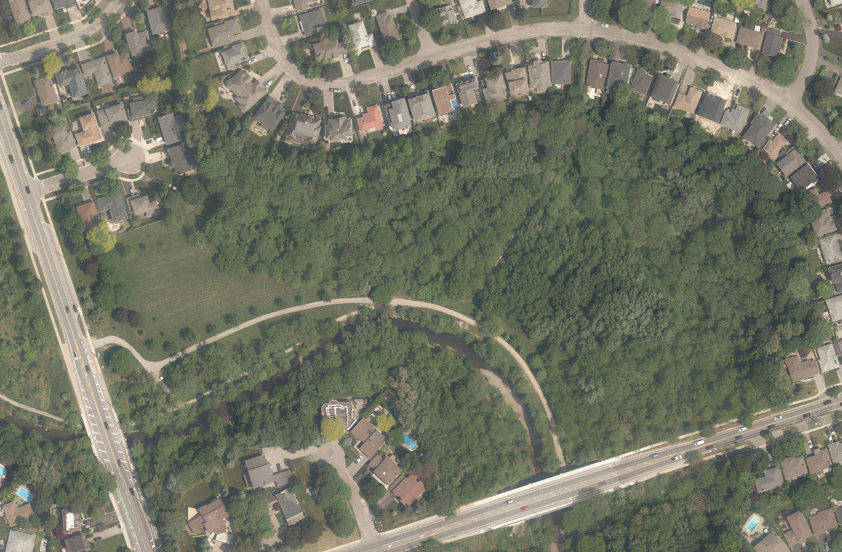 Ravenscrest Park — aerial / top-down view