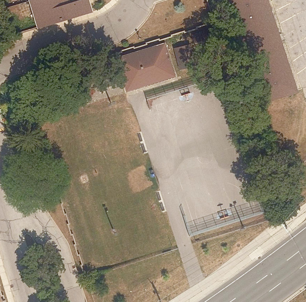 Highland Creek Sports Pad — site photograph