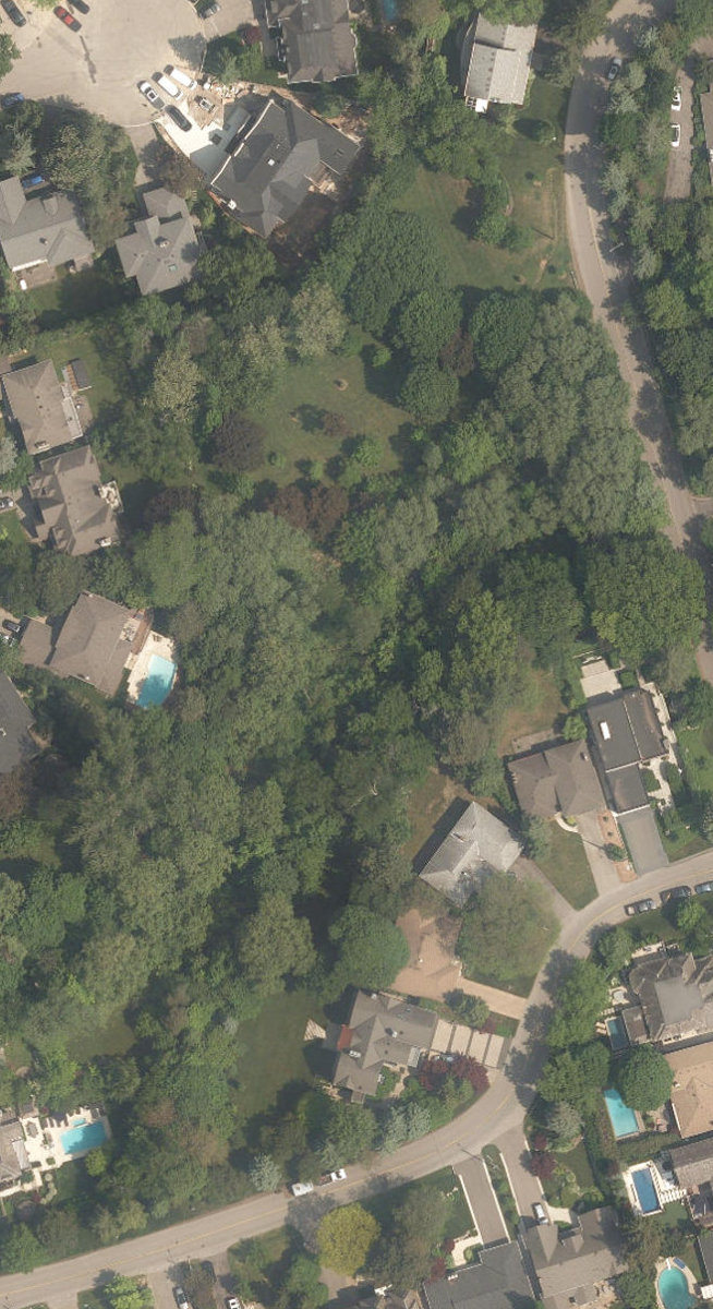 Valecrest Park — aerial / top-down view