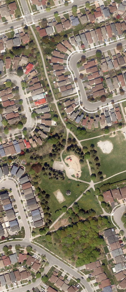 Sanwood Park — aerial / top-down view