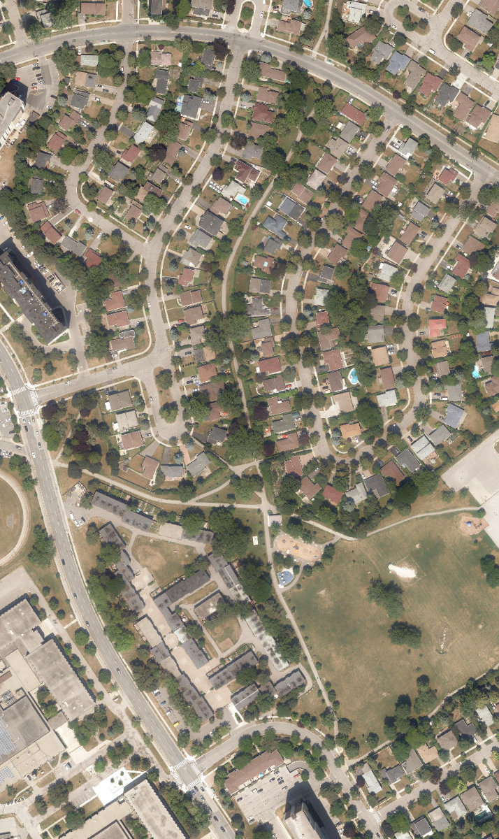 Godstone Park — aerial / top-down view