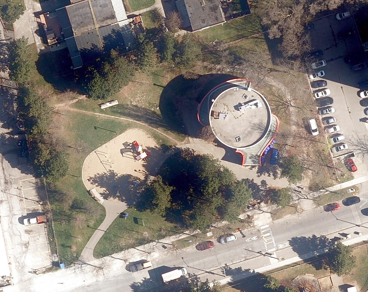 Yorkwoods Park — aerial / top-down view