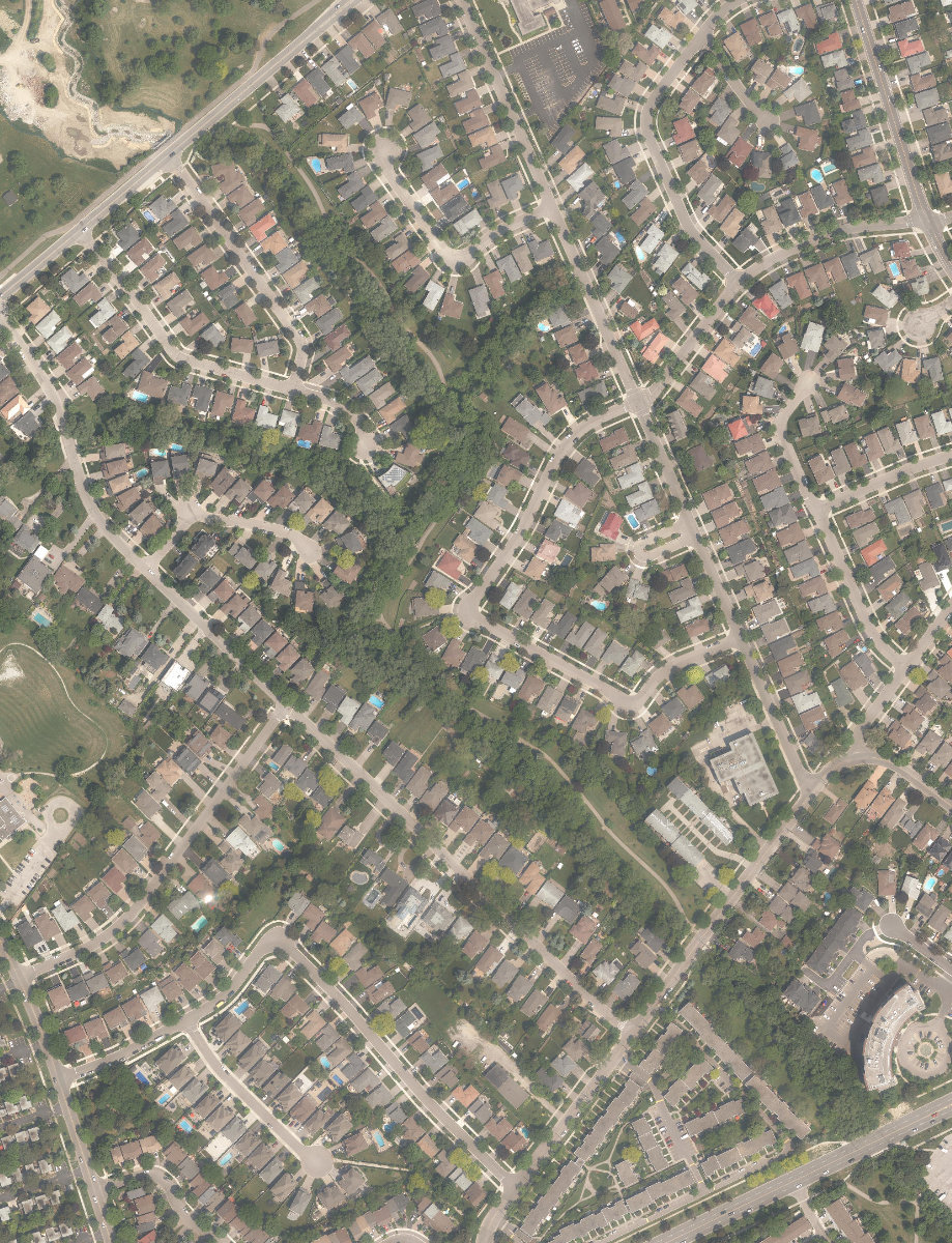 Elmcrest Park — aerial / top-down view