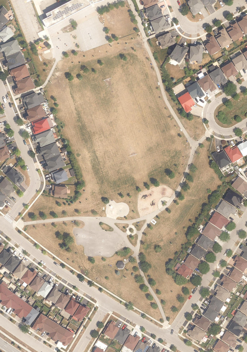Birunthan Park — aerial / top-down view