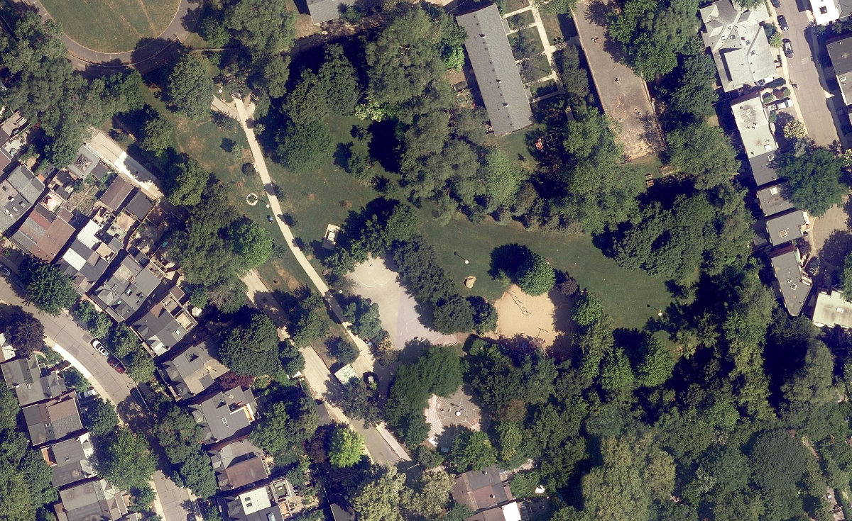 Phin Park — aerial / top-down view