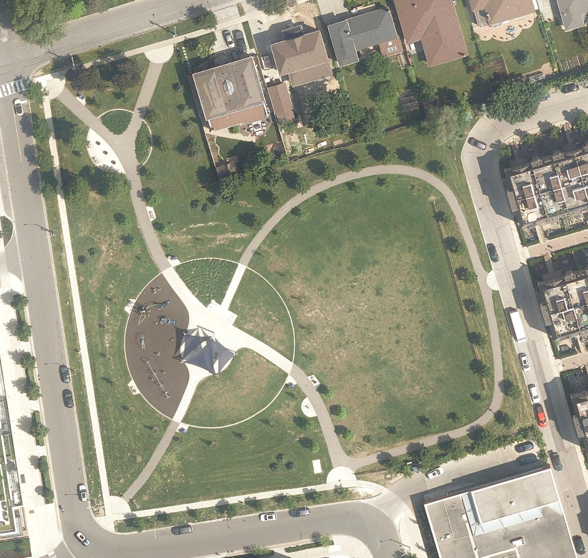 Dane Parkette — aerial / top-down view