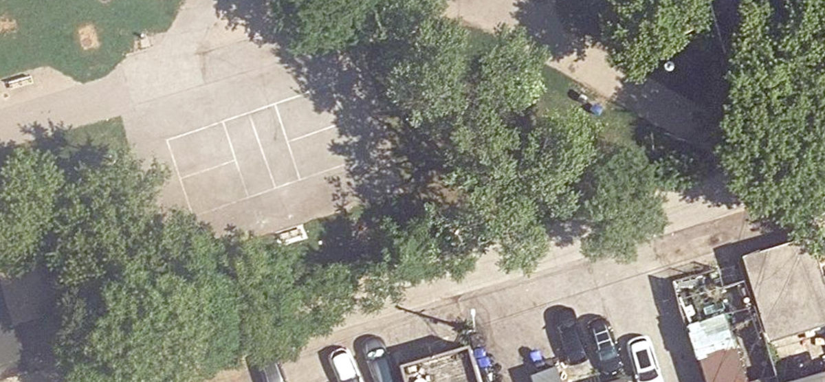 Graham Park — aerial / top-down view