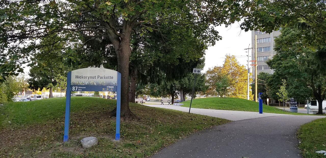 Hickorynut Parkette, site photograph