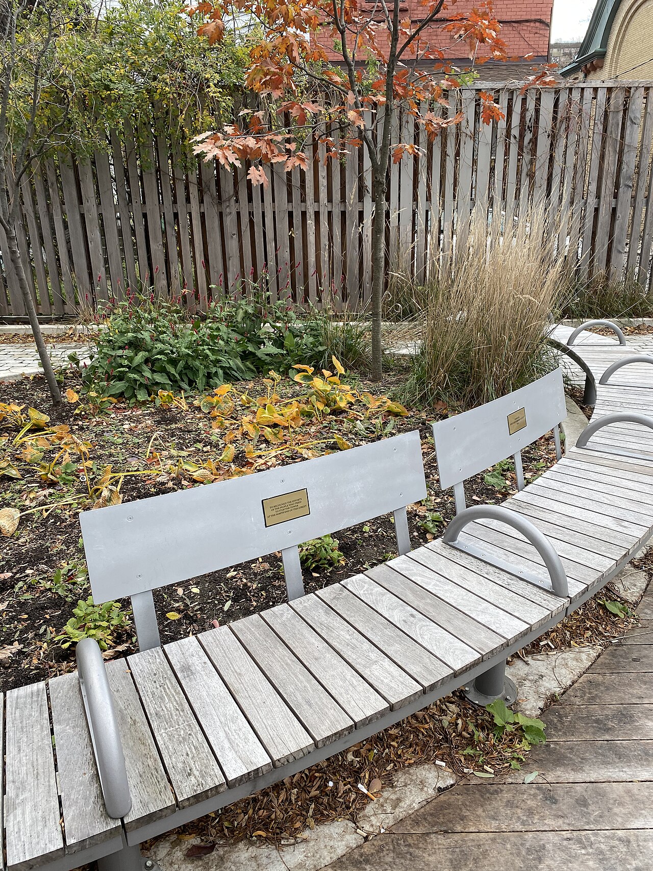 Glasgow Street Parkette, site photograph